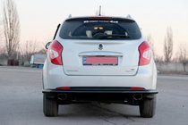 SsangYong Korando 2010–2019 Zadní ochranný rám AK005 Black (nerez) fotografie 2