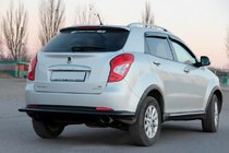 SsangYong Korando 2010–2019 Zadní ochranný rám AK005 Black (nerez) fotografie 3