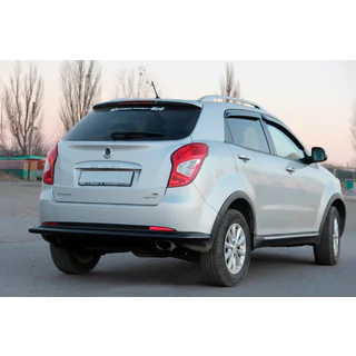 Zadní ochranný rám AK005 Black (nerez) SsangYong Korando 2010–2019 fotografie 4