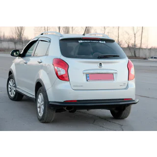 Zadní ochranný rám AK005 Black (nerez) SsangYong Korando 2010–2019 fotografie 1