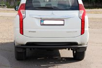 Mitsubishi Pajero Sport 2015– Zadní ochranný rám AK005 Black (nerez) fotografie 4