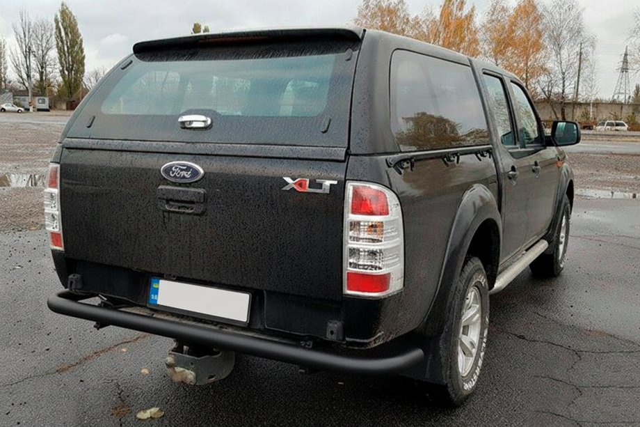 Ford Ranger 2007–2011 Zadní ochranný rám AK005 Black (nerez) Fotografie 3