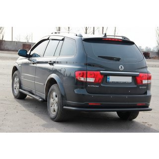 Zadní ochranný rám AK005 Black (nerez) SsangYong Kyron 2005–2014 fotografie 1