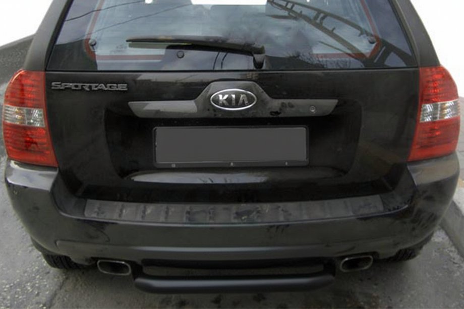 Kia Sportage 2004–2010 Zadní ochranný rám AK005 Black (nerez) Image
