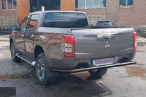 Fiat Fullback 2016– Zadní ochranný rám AK005 Black (nerez) fotografie 2