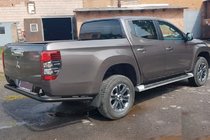 Fiat Fullback 2016– Zadní ochranný rám AK005 Black (nerez) fotografie 4