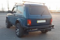 Lada Niva a Urban 1977– Zadní ochranný rám AK002 double Black fotografie 1