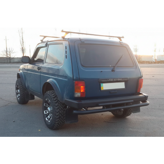 Zadní ochranný rám AK002 double Black Lada Niva a Urban 1977– fotografie 1