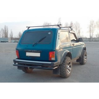 Zadní ochranný rám AK002 double Black Lada Niva a Urban 1977– fotografie 3