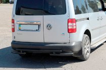 Volkswagen Caddy 2010–2015 Zadní ochranné oblouky AK003-2 Black (2 ks, nerez) fotografie 1