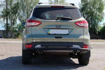 Ford Kuga/Escape 2013–2019 Zadní ochranný rám AK002-2 Black (nerez) fotografie 2