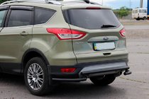 Ford Kuga/Escape 2013–2019 Zadní ochranný rám AK002-3 Black (nerez) fotografie 3