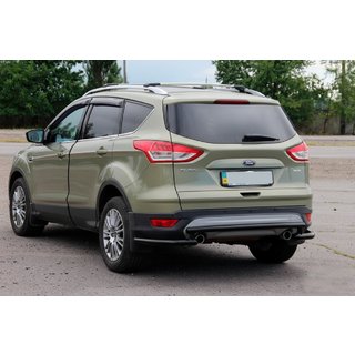Zadní ochranný rám AK002-3 Black (nerez) Ford Kuga/Escape 2013–2019 fotografie 2