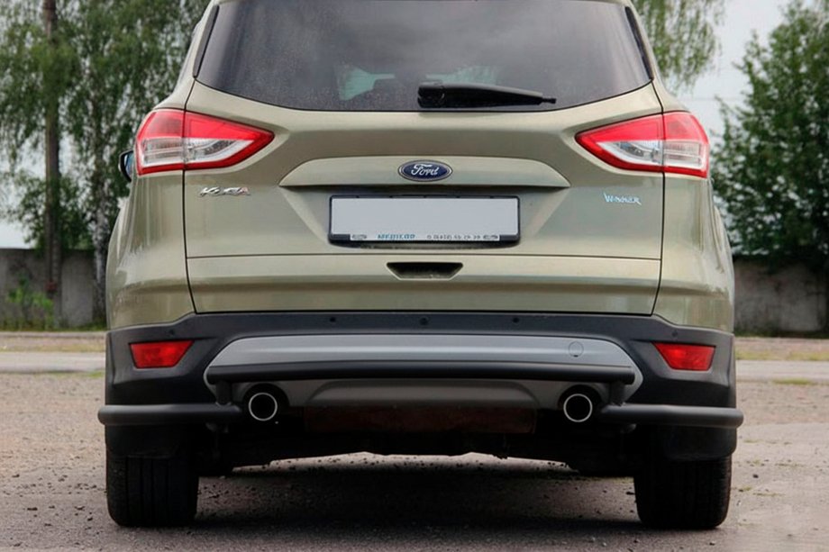 Ford Kuga/Escape 2013–2019 Zadní ochranný rám AK002-3 Black (nerez) Image