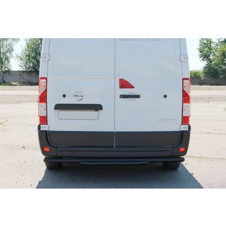 Zadní ochranný rám AK008 Black (nerez) Opel Movano 2010–2021 fotografie 2