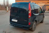 Renault Kangoo 2008–2020 Zadní ochranný rám AK002-2 Black (nerez) fotografie 3