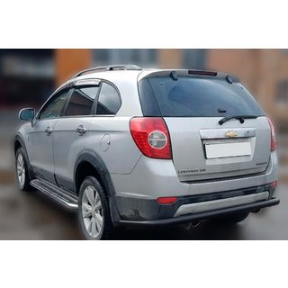 Zadní ochranný rám AK005 Black (nerez) Chevrolet Captiva 2006–2019 fotografie 1