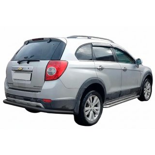 Zadní ochranný rám AK005 Black (nerez) Chevrolet Captiva 2006–2019 fotografie 3