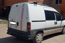 Fiat Scudo 1996–2007 Zadní ochranný rám AK005 Black (nerez) fotografie 3