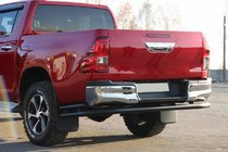 Toyota Hilux 2015– Zadní ochranný oblouk AK005-2 Black (nerez) fotografie 4