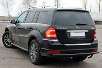Mercedes GL třída X164 2006–2012 Zadní ochranný rám AK-style Black (nerez) fotografie 2