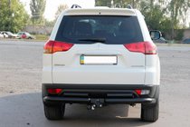 Mitsubishi Pajero Sport 2008–2015 Zadní ochranné oblouky AK003-Special Black (2 ks, nerez) fotografie 2