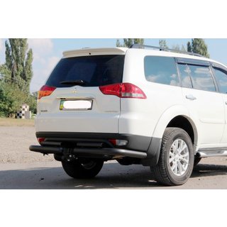 Zadní ochranné oblouky AK003-Special Black (2 ks, nerez) Mitsubishi Pajero Sport 2008–2015 fotografie 1