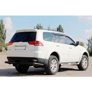 Zadní ochranné oblouky AK003-Special Black (2 ks, nerez) Mitsubishi Pajero Sport 2008–2015 fotografie 3