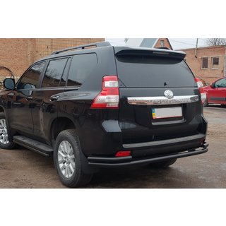 Zadní ochranný rám AK005-2 Black (nerez) Toyota Land Cruiser Prado 150 2009–2023 fotografie 1