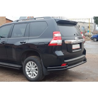 Zadní ochranný rám AK005-2 Black (nerez) Toyota Land Cruiser Prado 150 2009–2023 fotografie 3