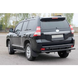 Zadní oblouk AK002-2v2 Black (nerez) Toyota Land Cruiser Prado 150 2009–2023 fotografie 1