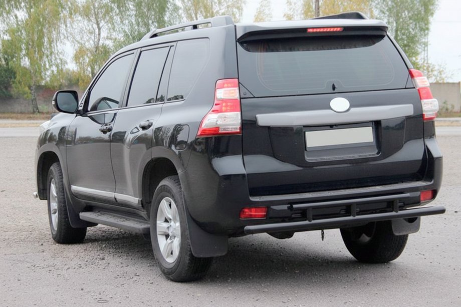 Toyota Land Cruiser Prado 150 2009–2023 Zadní oblouk AK002-2v2 Black (nerez) Image