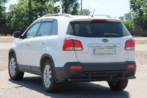 Kia Sorento II XM 2009–2014 Zadní ochranný rám AK002-2 Black (nerez) fotografie 2