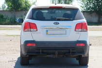 Kia Sorento II XM 2009–2014 Zadní ochranný rám AK002-2 Black (nerez) fotografie 3