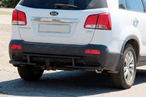 Kia Sorento II XM 2009–2014 Zadní ochranný rám AK002-2 Black (nerez) fotografie 1