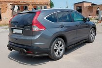Honda CRV 2012–2016 Zadní ochranný oblouk AK003-21 Black (nerez) fotografie 5