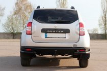 Renault Duster 2008–2017 Zadní ochranný rám AK005-Special Black (nerez) fotografie 2