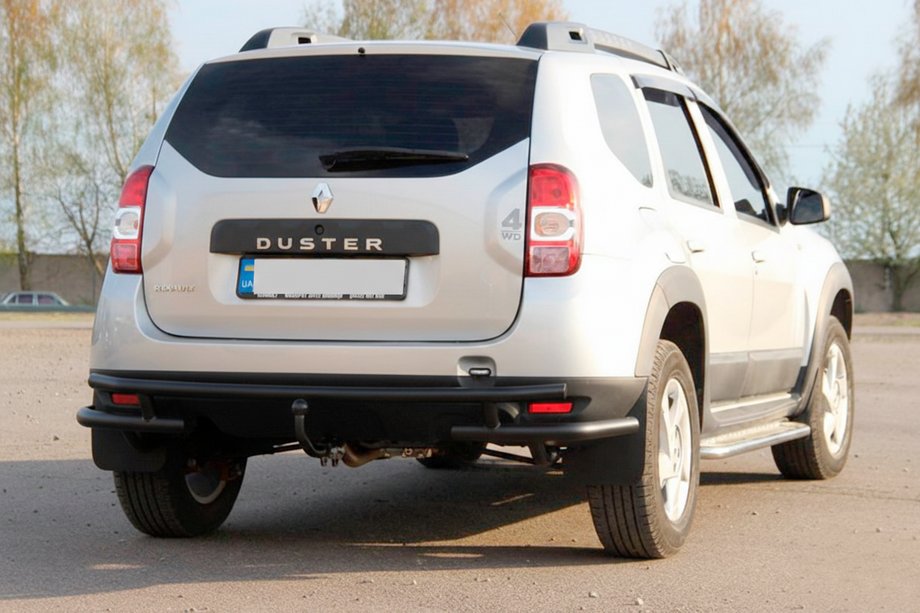 Renault Duster 2008–2017 Zadní ochranný rám AK005-Special Black (nerez) Image