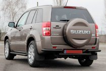 Suzuki Grand Vitara 2005–2017 Zadní ochranný oblouk AK003-2 Black (nerez) fotografie 3