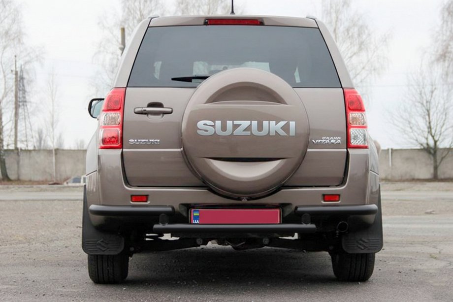 Suzuki Grand Vitara 2005–2017 Zadní ochranný oblouk AK003-2 Black (nerez) Image
