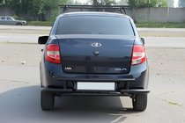 Lada Granta 2011– Zadní ochranný rám AK003-2 Black fotografie 3