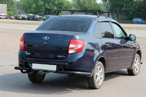 Lada Granta 2011– Zadní ochranný rám AK003-2 Black fotografie 4