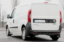 Fiat Doblo II 2010–2022 Zadní ochranný rám AK002/1 – dvojitý, černý (nerez) fotografie 1