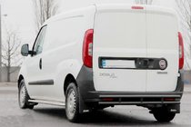 Opel Combo 2012–2018 Zadní ochranný rám AK002/1 – dvojitý, černý (nerez) fotografie 2