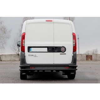 Zadní ochranný rám AK005/2 – dvojitý Black (nerez) fotografie 1