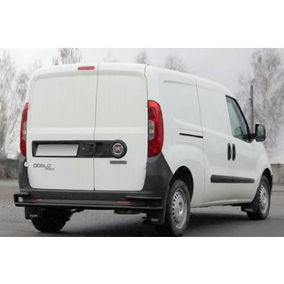 Zadní ochranný rám AK005/2 – dvojitý Black (nerez) Opel Combo 2012–2018 fotografie 3