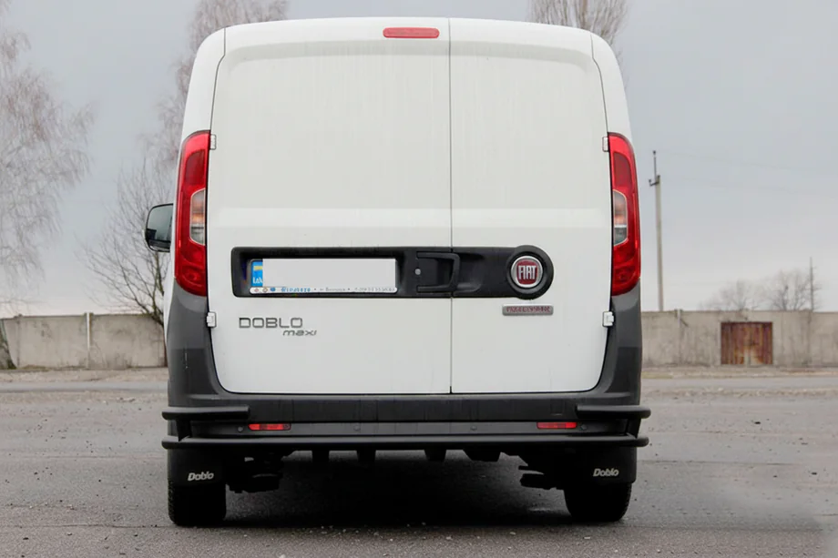 Opel Combo 2012–2018 Zadní ochranný rám AK005/2 – dvojitý Black (nerez) Image