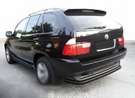 BMW X5 E53 1999–2006 Zadní ochranný rám Special Black (nerez) fotografie 1