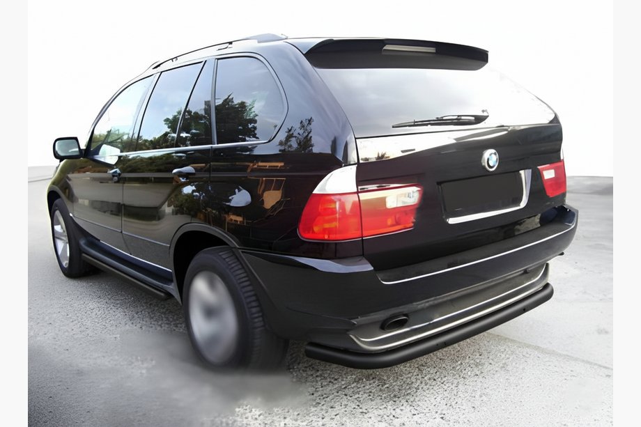 BMW X5 E53 1999–2006 Zadní ochranný rám Special Black (nerez) Image