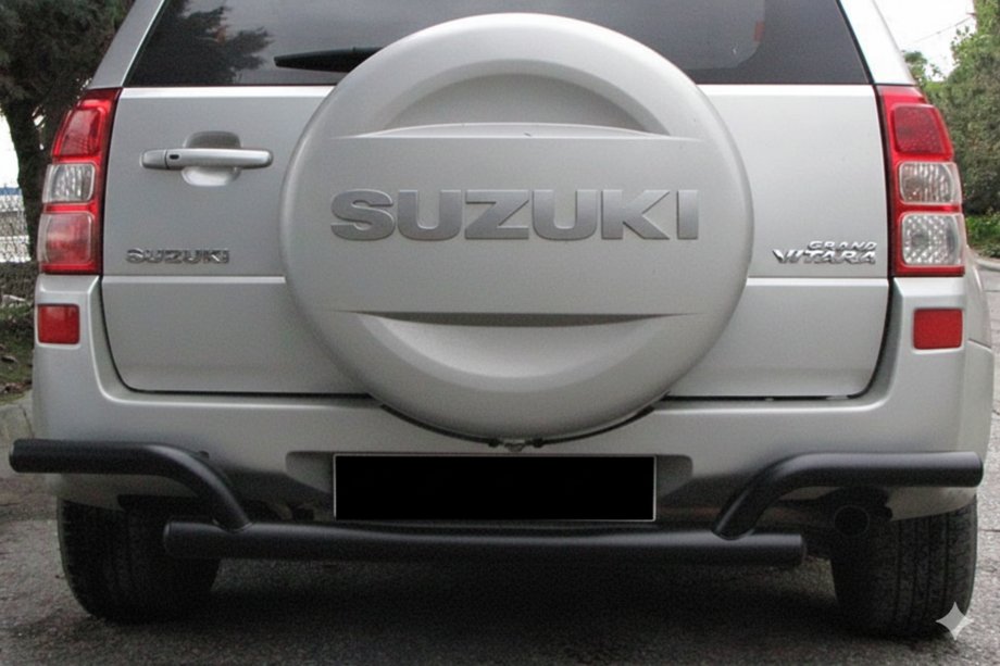 Suzuki Grand Vitara 2005–2017 Zadní ochranný rám AK005-2 Black (nerez) Image